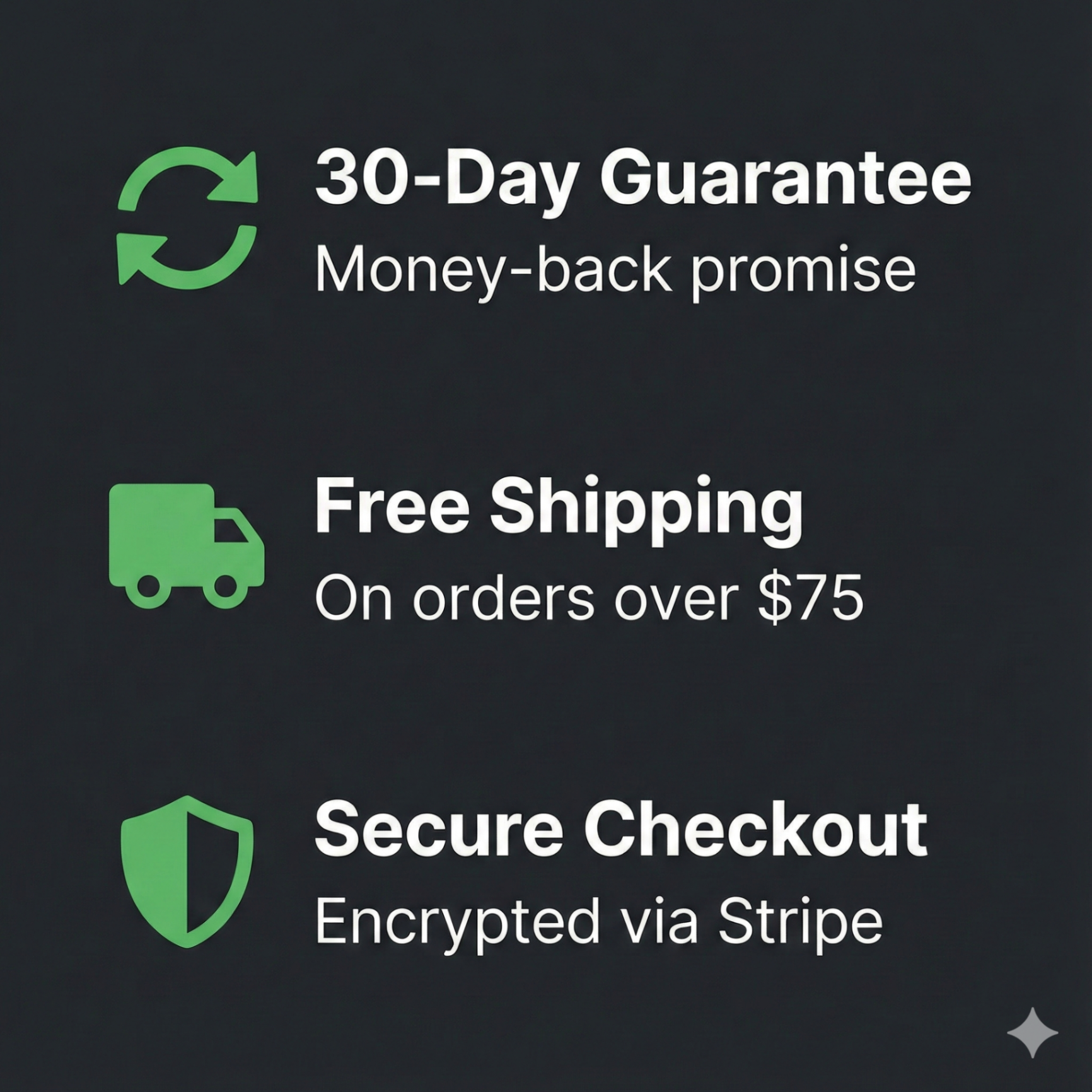 Thumbnail: Corvantix 30-day money back guarantee badge
