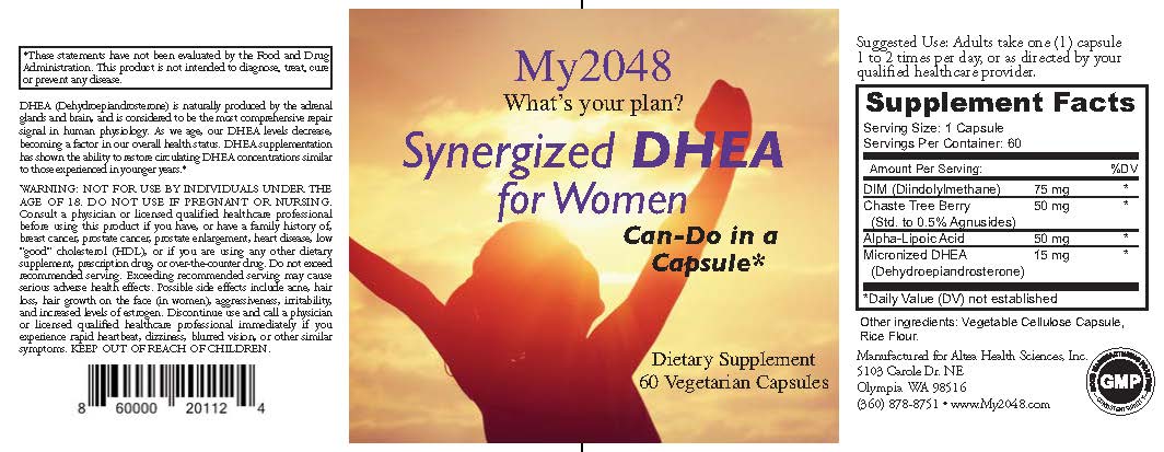 Thumbnail: Woman using Synergized DHEA supplement for hormone balance