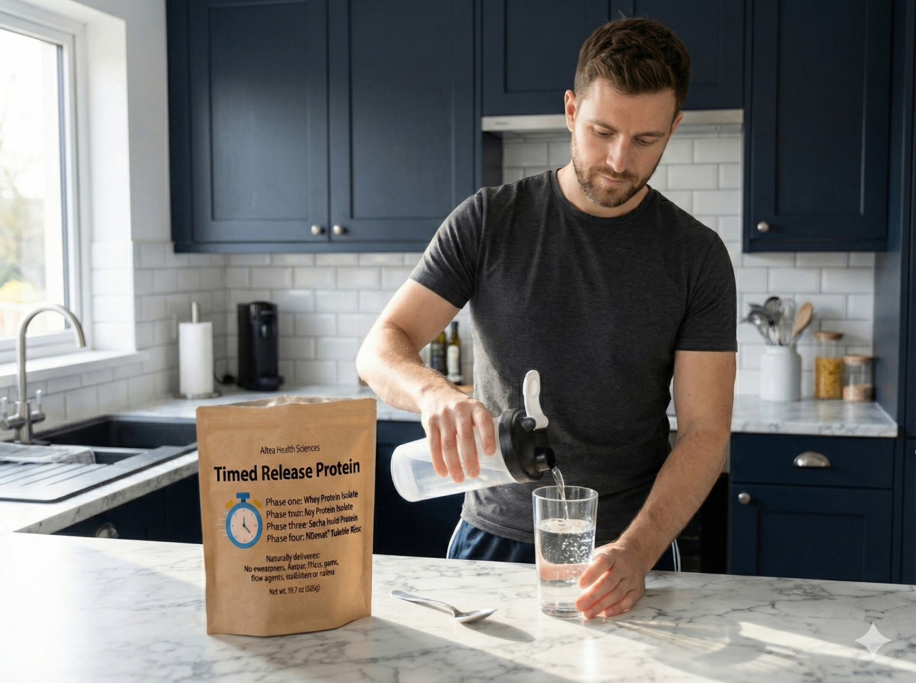 Thumbnail: Timed-Release Protein fitness lifestyle image